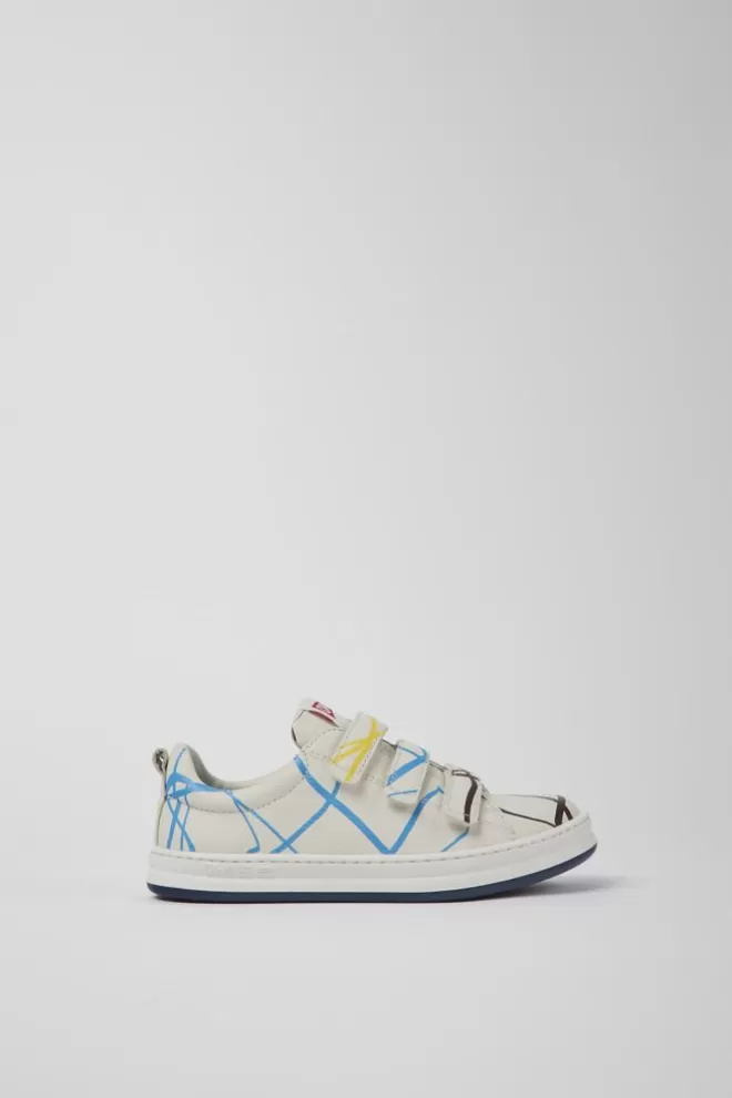 Zapatillas<Camper Sneakers Multicolores De Piel Para Ninos