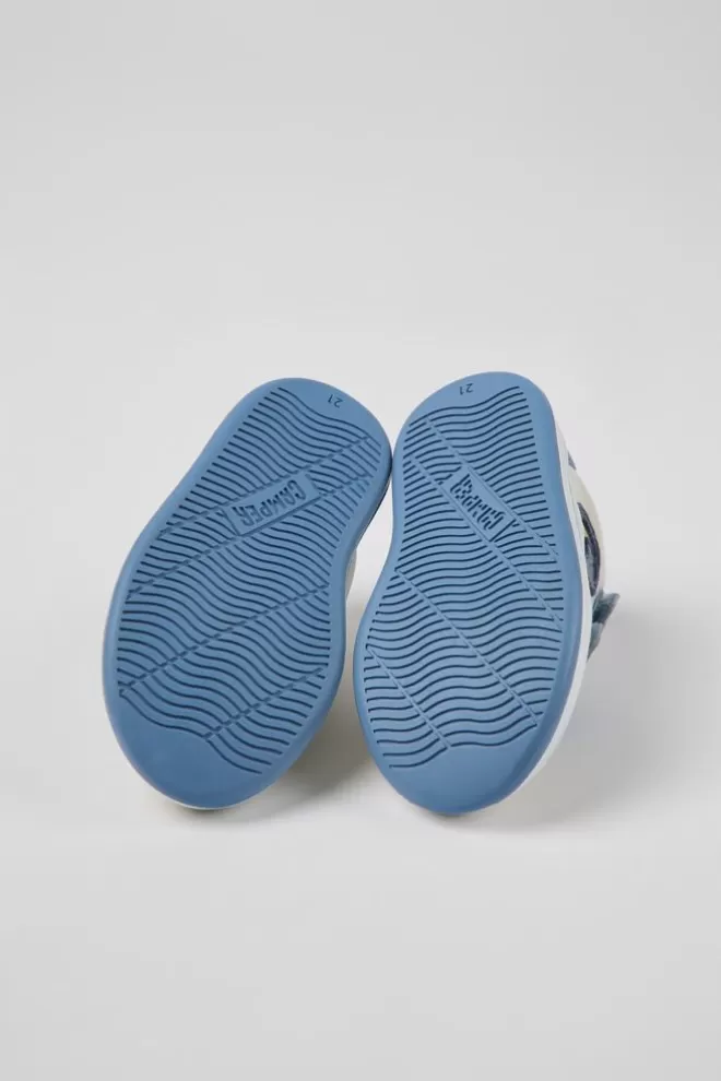 Zapatillas<Camper Sneakers Multicolores De Piel Para Ninos