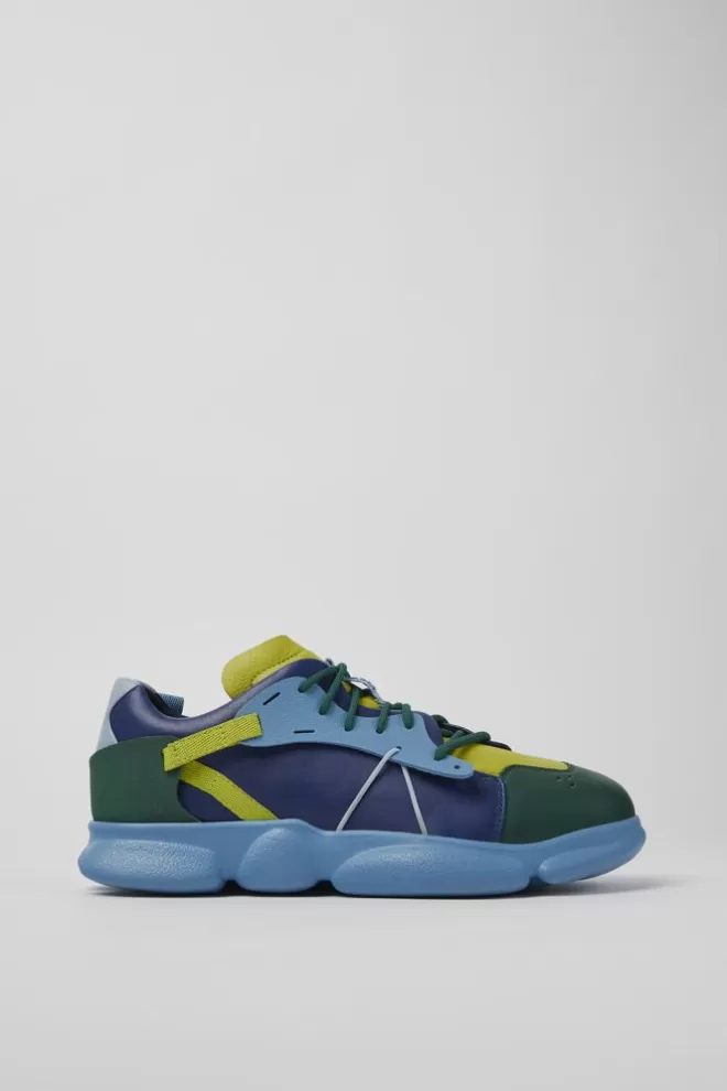 Zapatillas<Camper Sneakers Multicolores De Piel Y Tejido Para Hombre