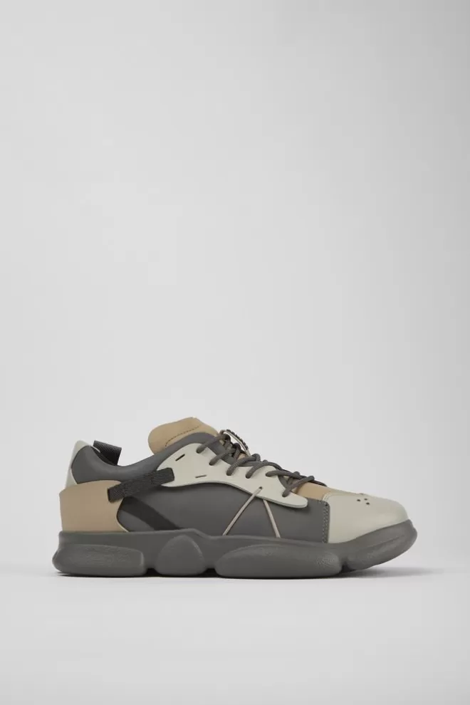 Zapatillas<Camper Sneakers Multicolores De Piel Y Tejido Para Hombre