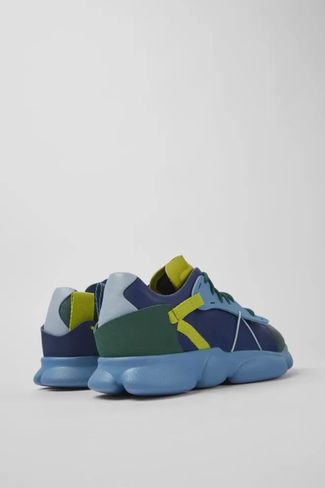 Zapatillas<Camper Sneakers Multicolores De Piel Y Tejido Para Hombre