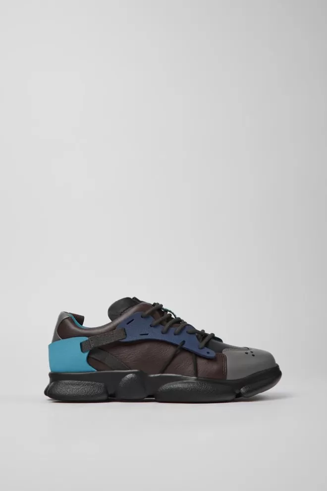 Zapatillas<Camper Sneakers Multicolores De Piel Y Tejido Para Mujer