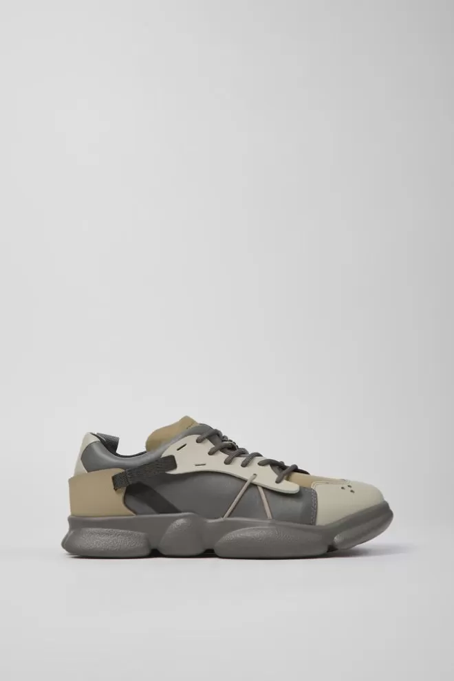 Zapatillas<Camper Sneakers Multicolores De Piel Y Tejido Para Mujer