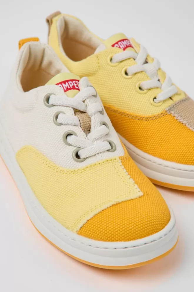 Zapatillas<Camper Sneakers Multicolores De Tejido Para Ninos