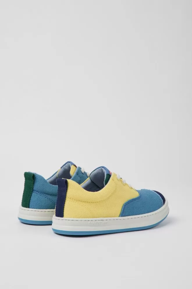 Zapatillas<Camper Sneakers Multicolores De Tejido Para Ninos