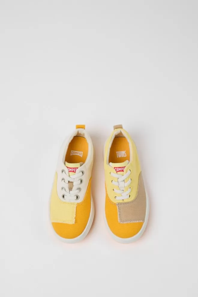 Zapatillas<Camper Sneakers Multicolores De Tejido Para Ninos