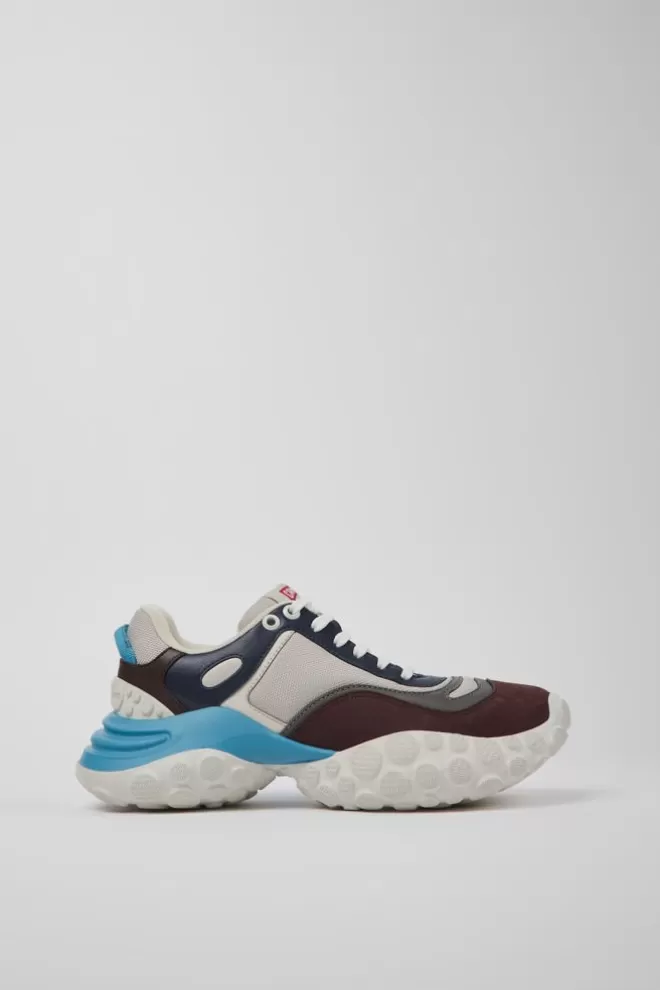 Zapatillas<Camper Sneakers Multicolores De Tejido Y Nobuk Para Mujer