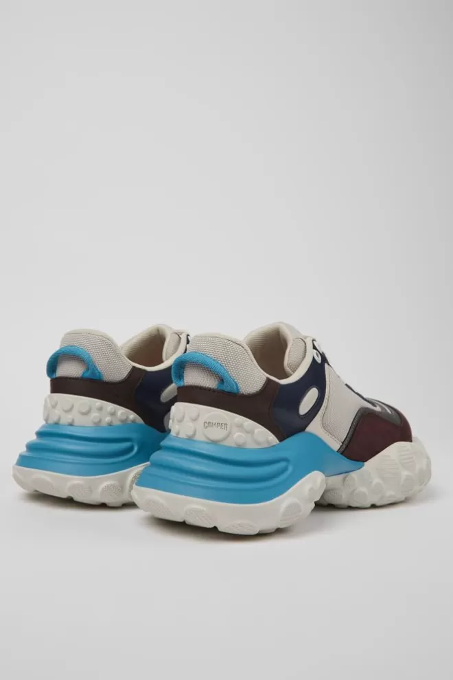 Zapatillas<Camper Sneakers Multicolores De Tejido Y Nobuk Para Mujer