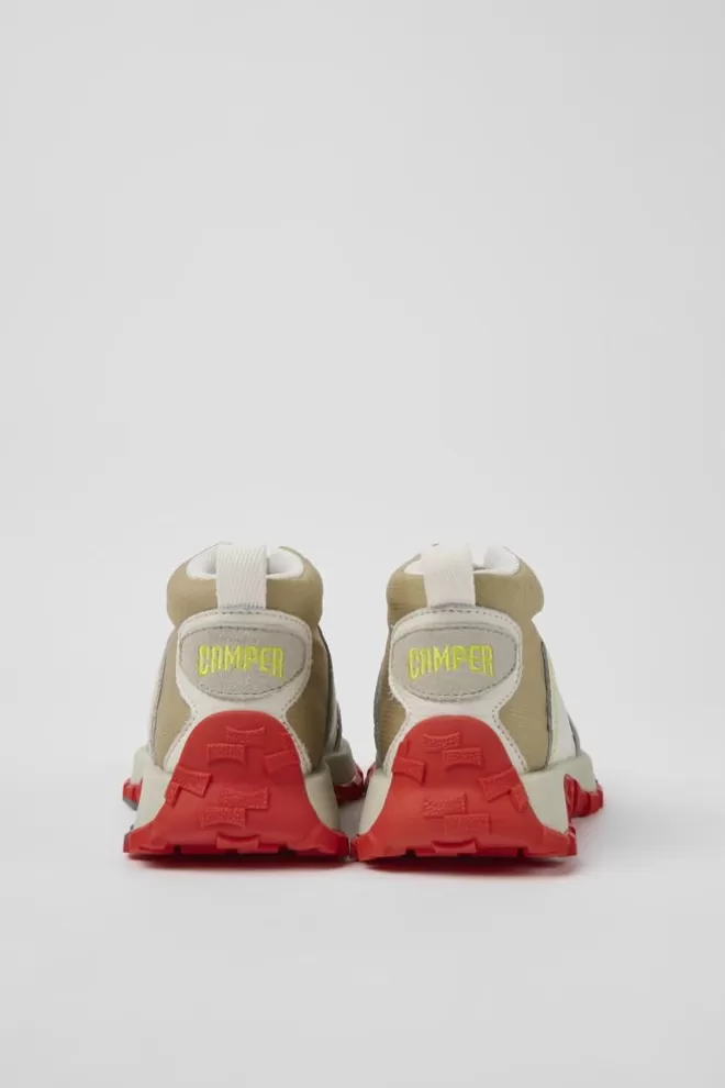 Zapatillas<Camper Sneakers Multicolores De Tejido Y Piel Para Ninos