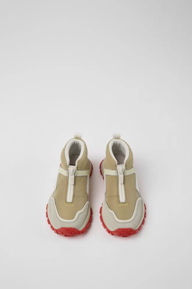 Zapatillas<Camper Sneakers Multicolores De Tejido Y Piel Para Ninos