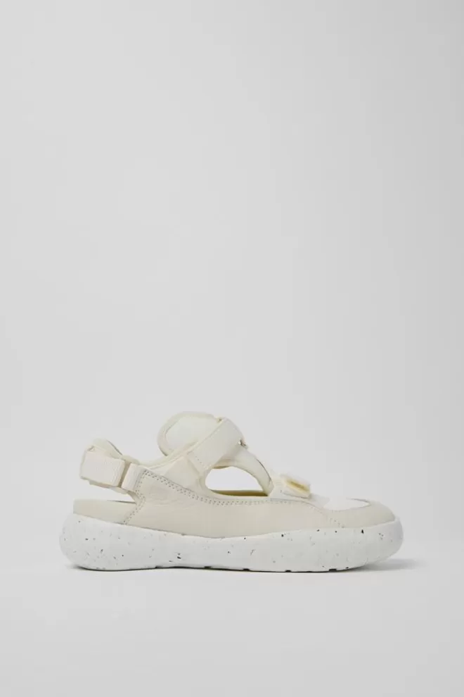 Zapatillas<Camper Sneakers Semiabiertas Blancas Para Mujer