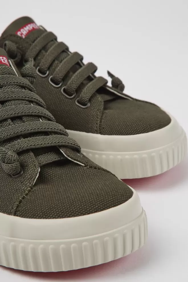 Zapatillas<Camper Sneakers Verdes De Algodon Reciclado Para Mujer