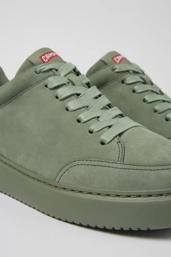 Zapatillas<Camper Sneakers Verdes De Nobuk Para Hombre