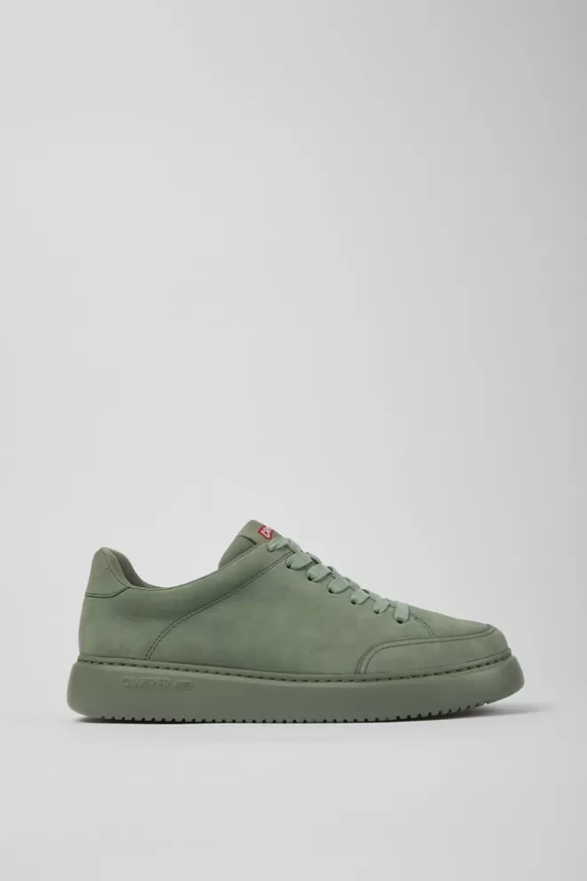 Zapatillas<Camper Sneakers Verdes De Nobuk Para Hombre