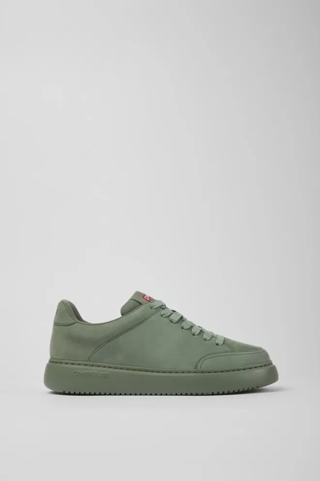 Zapatillas<Camper Sneakers Verdes De Nobuk Para Mujer