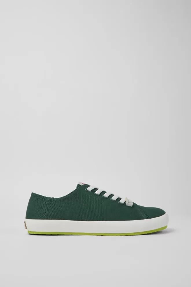 Zapatillas<Camper Sneakers Verdes De Tejido Para Hombre