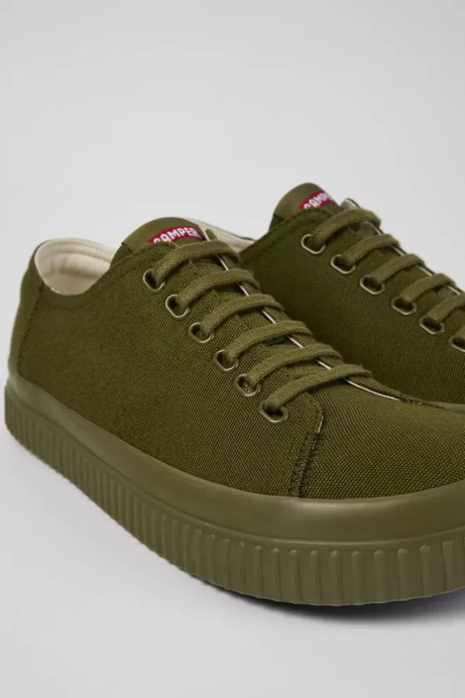 Zapatillas<Camper Zapatilla De Baloncesto De Tejido Verde Para Hombre