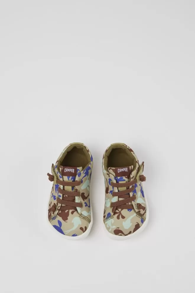 Zapatillas<Camper Zapatilla De Baloncesto De Tejido Y Piel Multicolor