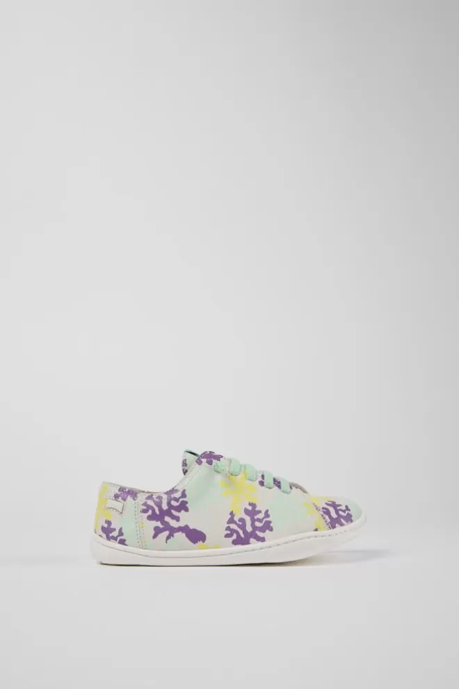Zapatillas<Camper Zapato Abierto De Piel Multicolor