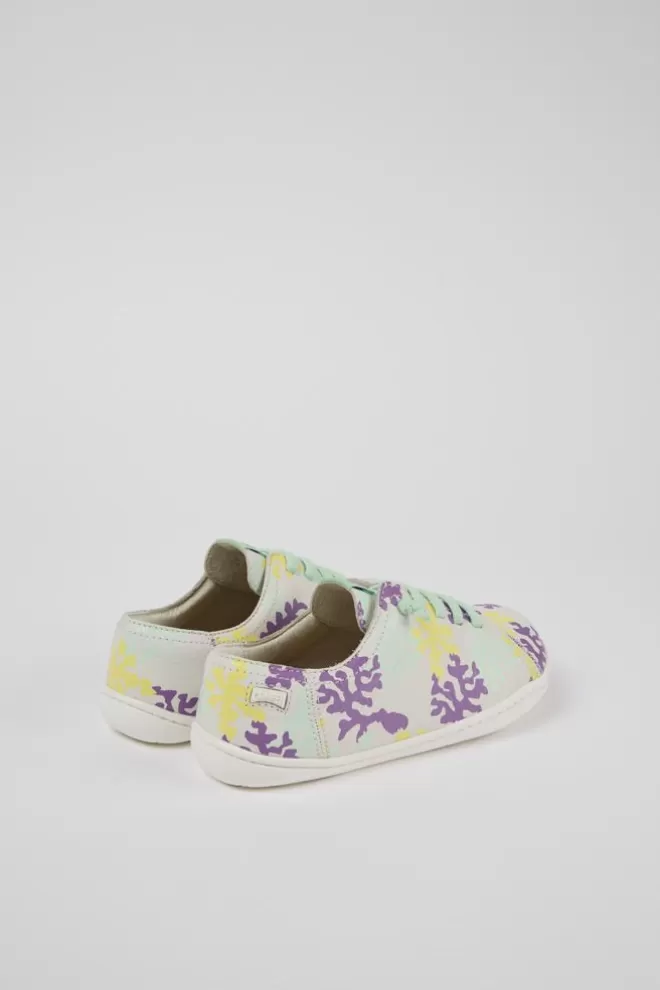 Zapatillas<Camper Zapato Abierto De Piel Multicolor