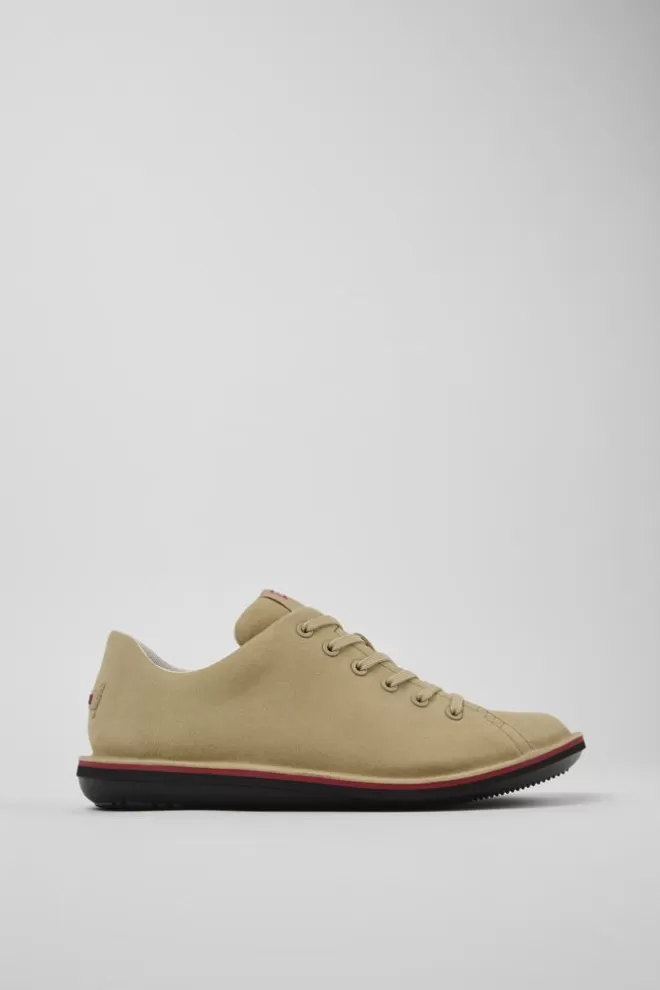 Zapatos Casual<Camper Zapato De Piel Beige Para Hombre