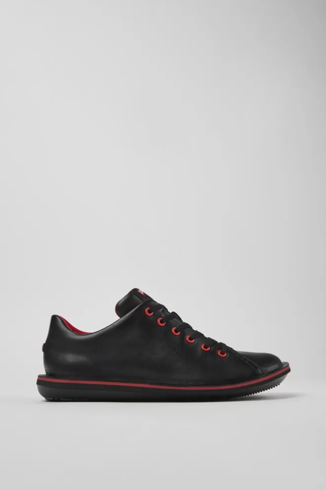 Zapatos Casual<Camper Zapato De Piel Negro Para Hombre