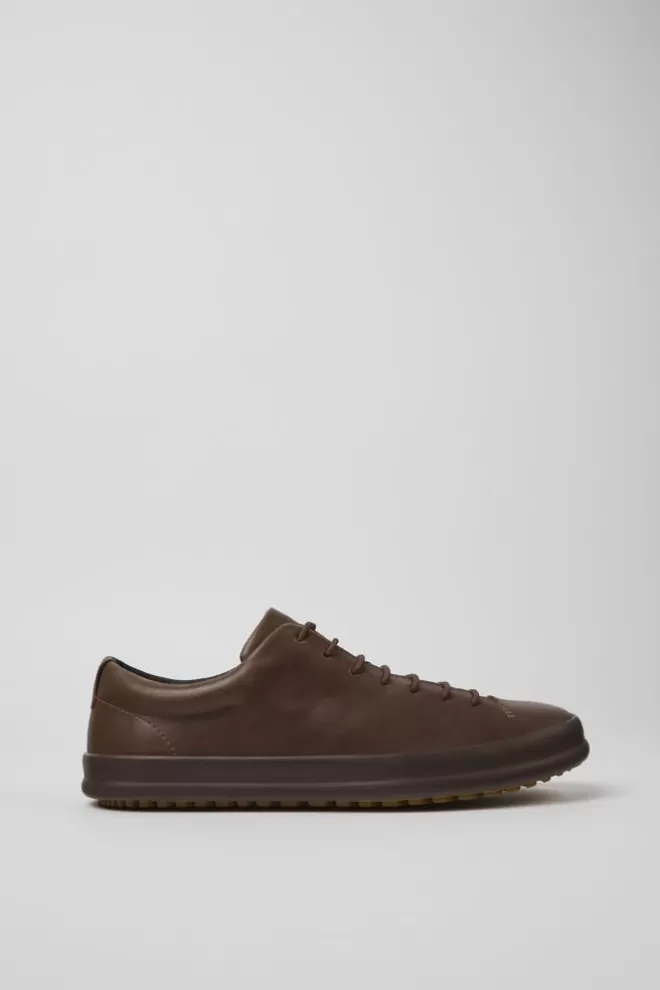 Zapatos Casual<Camper Zapato Marron Con Cordones Para Hombre