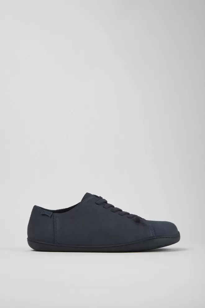 Zapatos Casual<Camper Zapatos Azules De Nobuk Para Hombre