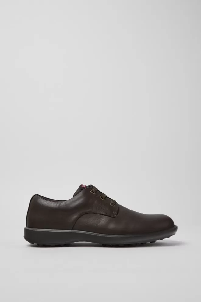 Zapatos De Vestir<Camper Zapatos Blucher Marron Oscuro Para Hombre