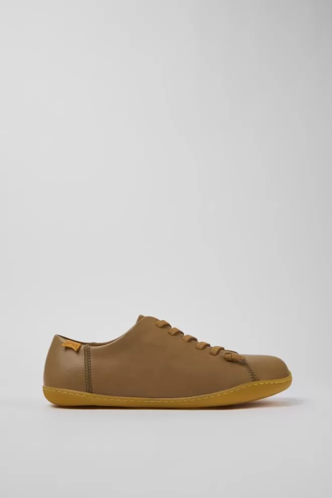 Zapatos Casual<Camper Zapatos De Piel Beige Para Hombre