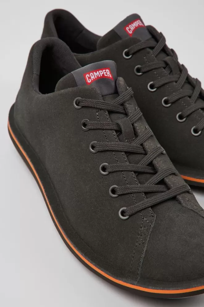 Zapatos Casual<Camper Zapatos Grises De Nobuk Para Hombre