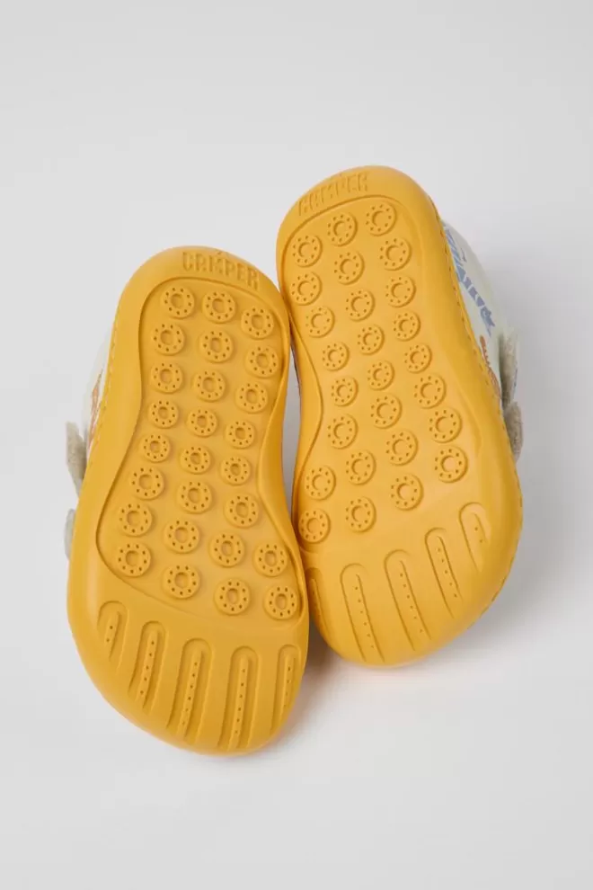 Zapatillas<Camper Zapatos Multicolores De Piel Para Ninos