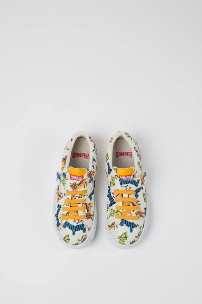 Autocierre<Camper Zapatos Multicolores De Tejido Para Ninos