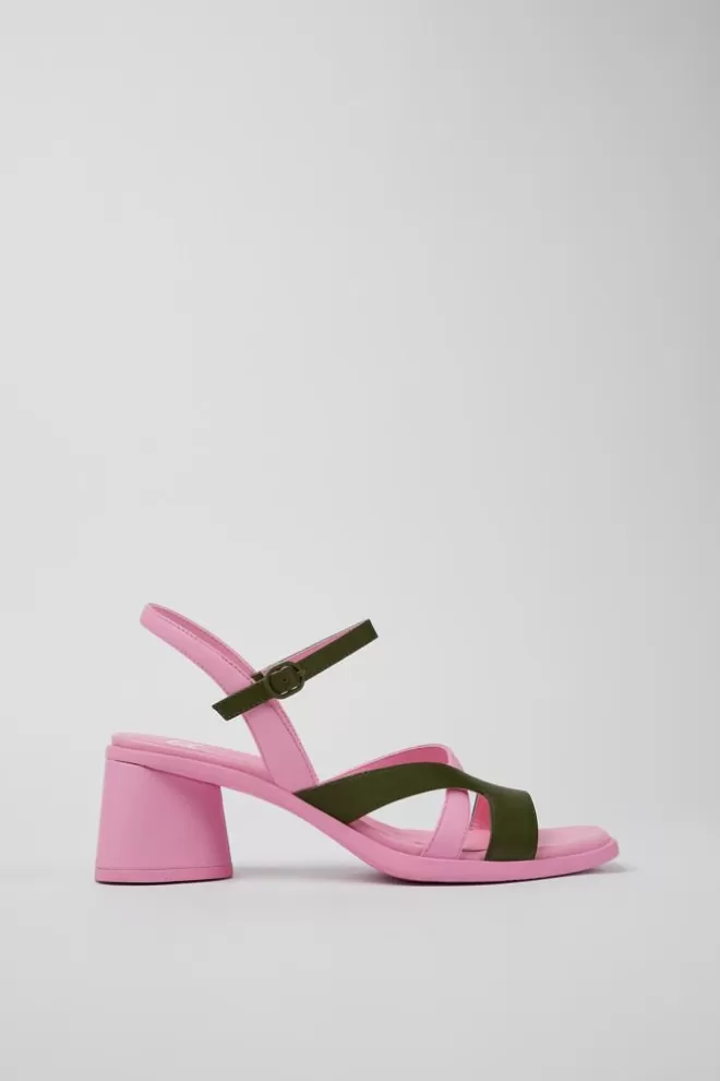 Sandalias<Camper Zapatos Sin Talon Ni Puntera De Piel Para Mujer