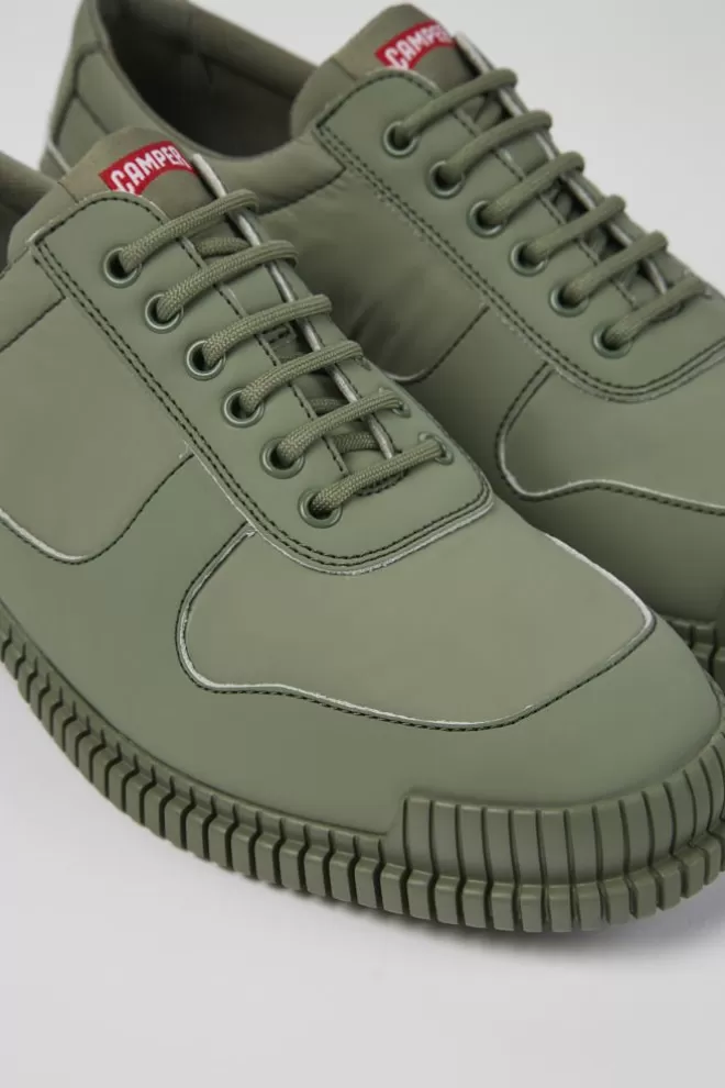 Zapatos De Vestir<Camper Zapatos Verdes De Piel Reciclada Para Hombre